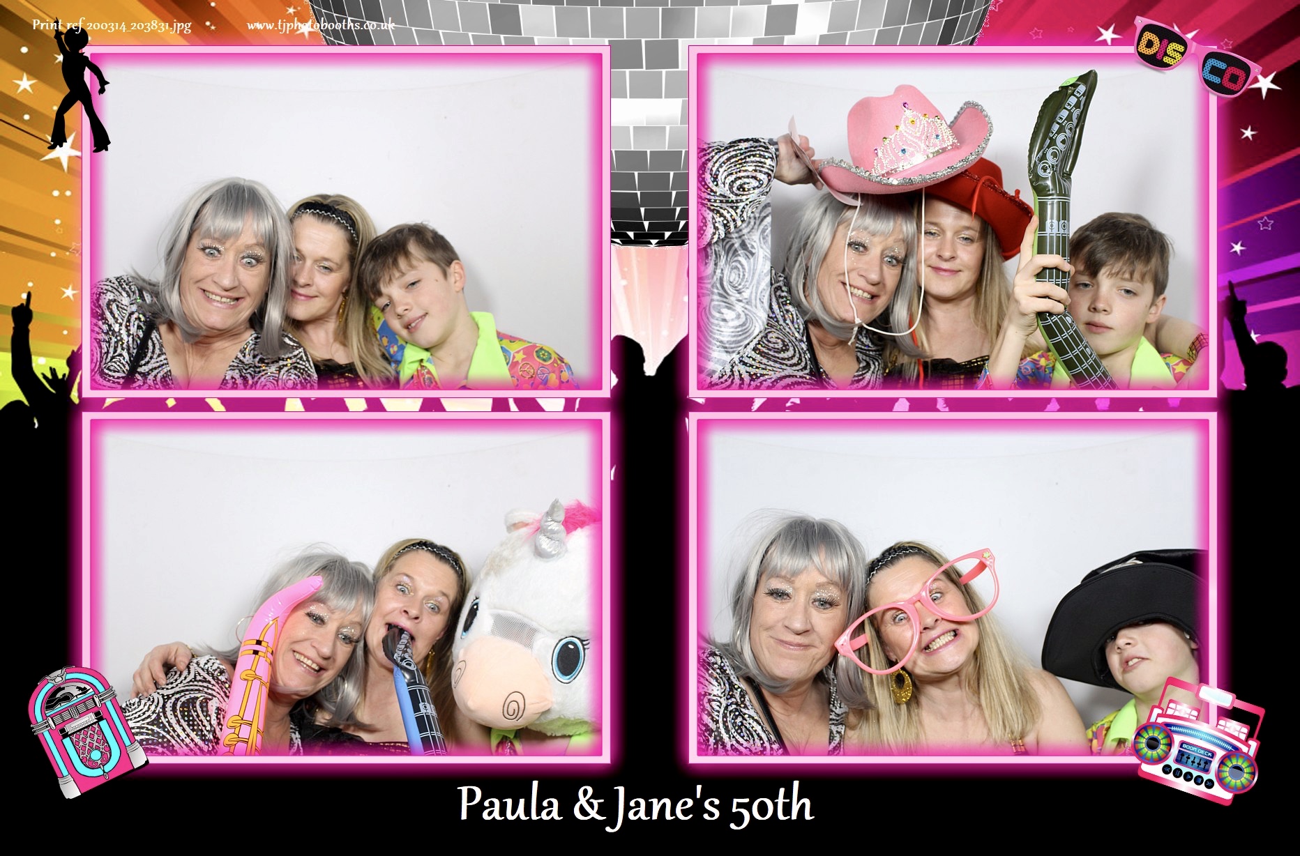 Paula & Jane's 50th | View more photos from the event at gallery.tjphotobooths.co.uk/u/TJPhotobooths/Paula-Janes-50th